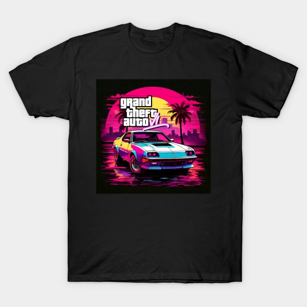 GTA 6 T-Shirt by Buff Geeks Art